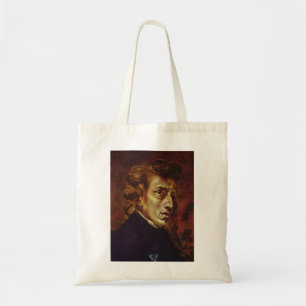 Porträt Frederic Chopin durch Eugene Delacroix Tragetasche