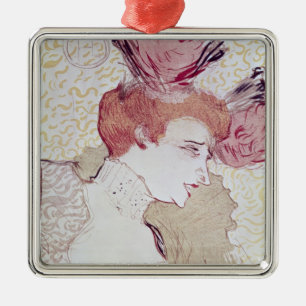 Porträt Henrides Toulouse-Lautrec von Marcelle Silbernes Ornament