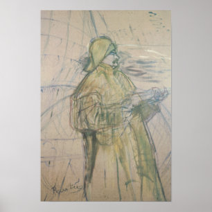 Porträt Henrides Toulouse-Lautrec   von Maurice Jo Poster