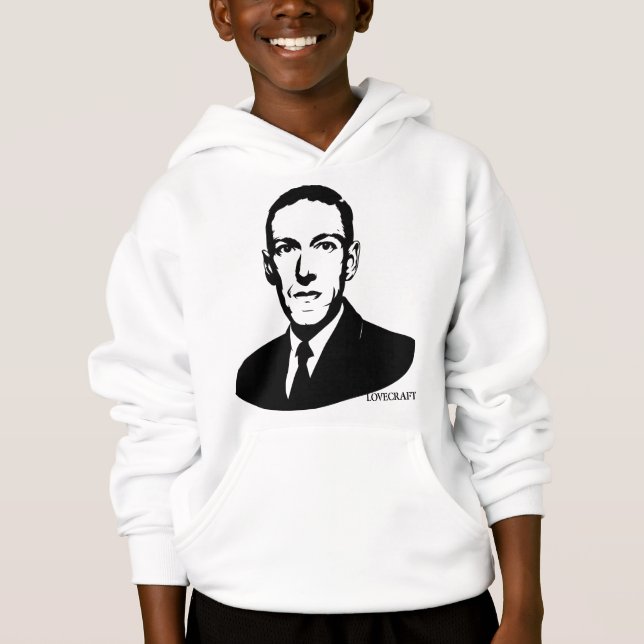 Porträt HPs Lovecraft Hoodie (Vorderseite)