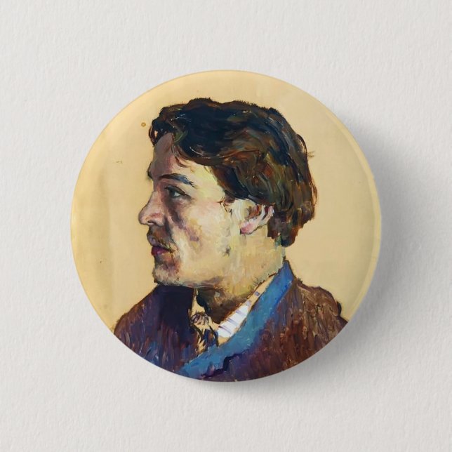 Porträt Isaacs Levitan- des Verfassers Anton Button (Vorderseite)