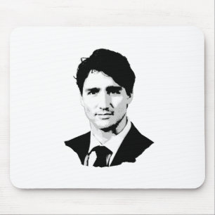Porträt Justin Trudeau Mousepad