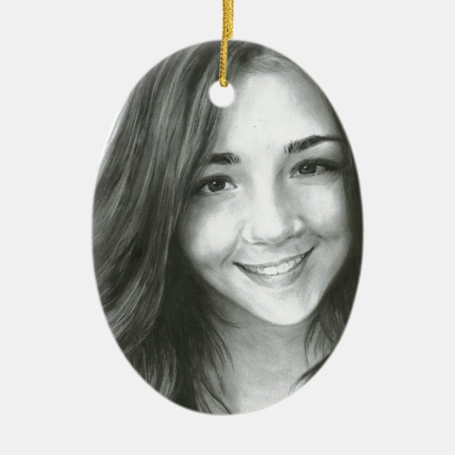 Porträt Keramikornament (Vorne)
