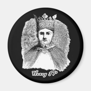 Porträt König-Henry IV auf T-Shirts und Geschenk Magnet