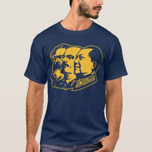 Porträt Marx Lenin Mao T-Shirt