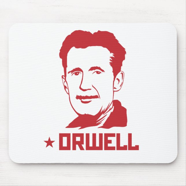Porträt Mousepad Georges Orwell (Vorne)