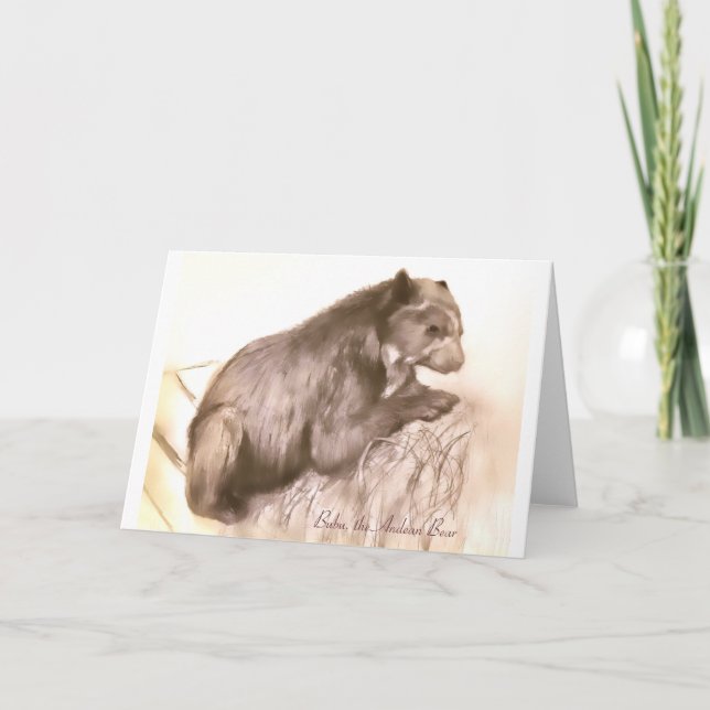 Porträt Notecard A. Neuman Bubu Karte (Vorderseite)