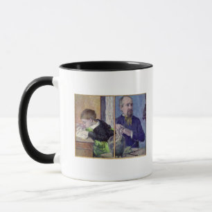 Porträt Paul Gauguins   von Jean Paul Aube und Tasse