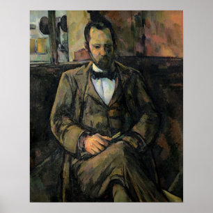Porträt Pauls Cezanne von Ambroise Vollard, 1899 Poster