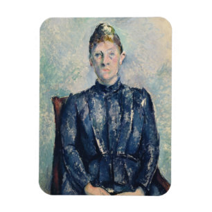 Porträt Pauls Cezanne von Madame Cezanne, c.189 Magnet