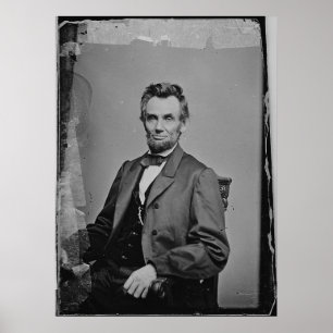 Porträt Präsidenten-Abraham Lincoln durch Mathew Poster