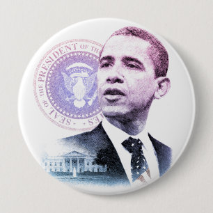 Porträt Präsidenten-Barack Obama Button