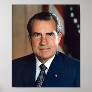 Porträt Präsidenten-Richard Nixon Poster