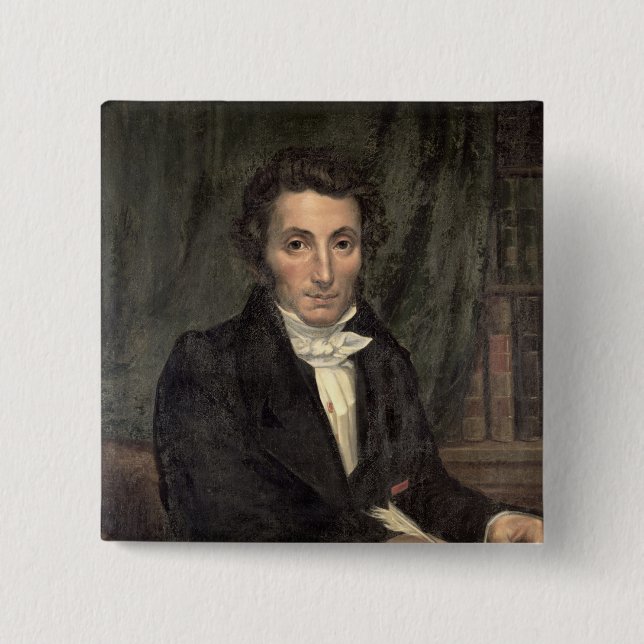 Porträt Rene von Caillie Button (Vorderseite)