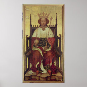 Porträt Richard II 'das Westminster Portrait Poster