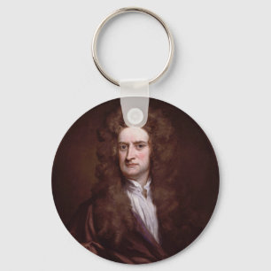 Porträt-Sir Isaac Newton durch Sir Godfrey Knelle Schlüsselanhänger