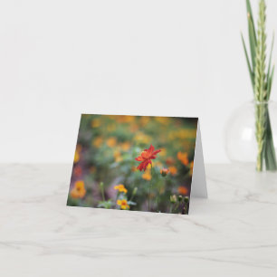 Porträt Stärken-der Blumenanmerkungs-Karte Karte