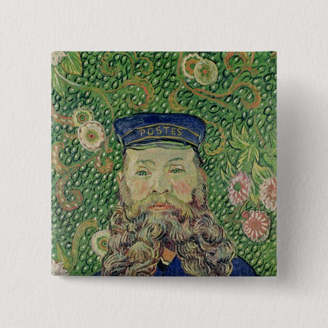 Porträt Vincent van Goghs | des Briefträgers Button (Vorderseite)