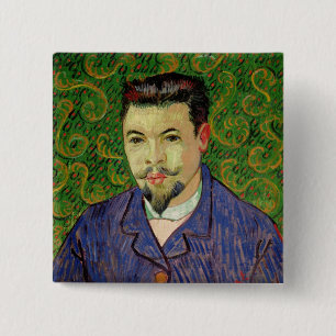Porträt Vincent van Goghs von Dr. Felix Rey, Button