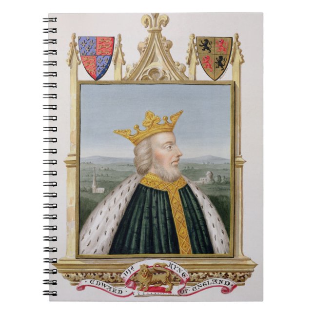 Porträt von (1312-77) König Edward-III England f Notizblock (Vorderseite)
