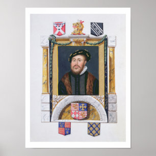 Porträt von (1488-1545) Herzog Charles-Brandon SU Poster