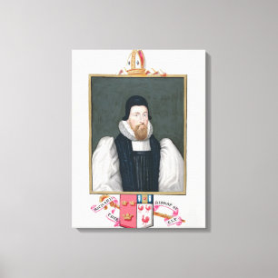 Porträt von (1500-81) Bischof Richard Cox Ely Leinwanddruck