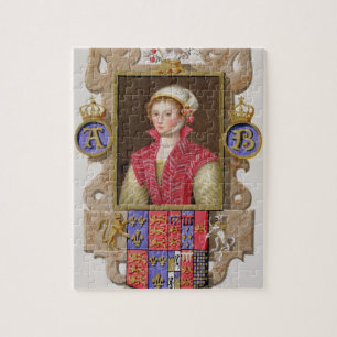 Porträt von (1507-36) 2. Königin Anne Boleyn Hen