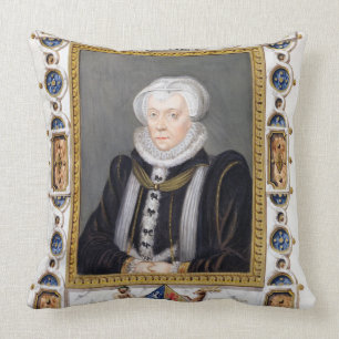 Porträt von (1515-78) Gräfin Margaret Douglas vo Kissen