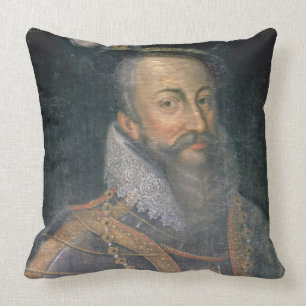 Porträt von (1532-88) Grafen Roberts Dudley Leice Kissen