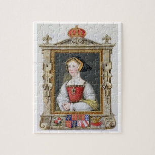 Porträt von 3. Königin Jane Seymours (c.1509-37)