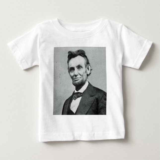 Porträt von Abe Lincoln 1 Baby T-shirt (Vorderseite)