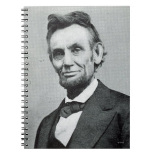 Porträt von Abe Lincoln 1 Notizblock