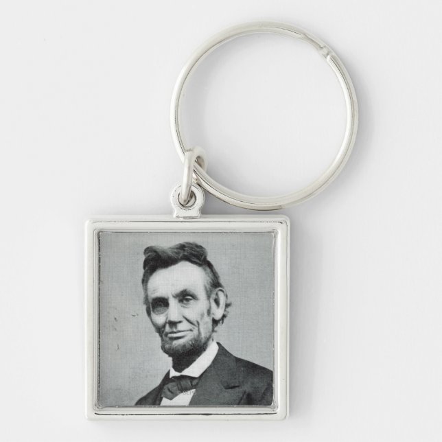 Porträt von Abe Lincoln 1 Schlüsselanhänger (Vorne)