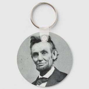 Porträt von Abe Lincoln 1 Schlüsselanhänger