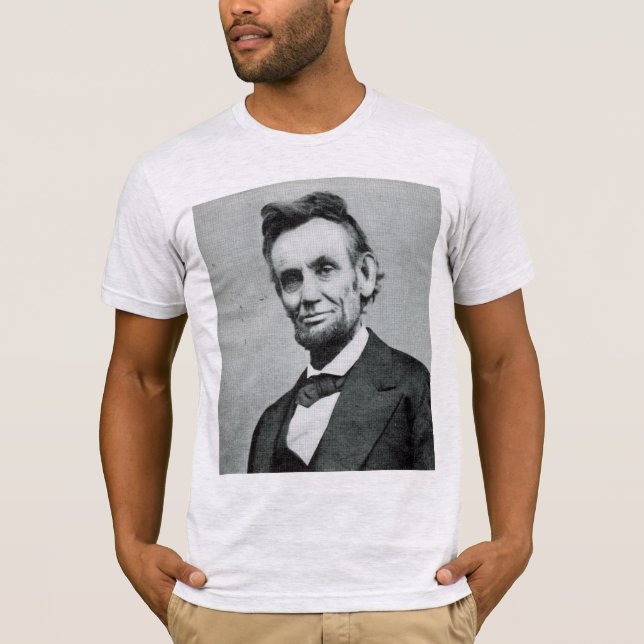 Porträt von Abe Lincoln 1 T-Shirt (Vorderseite)