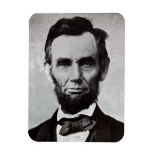 Porträt von Abe Lincoln 2 Magnet