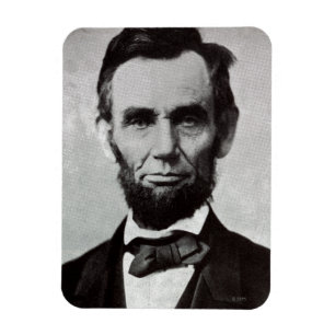 Porträt von Abe Lincoln 2 Magnet