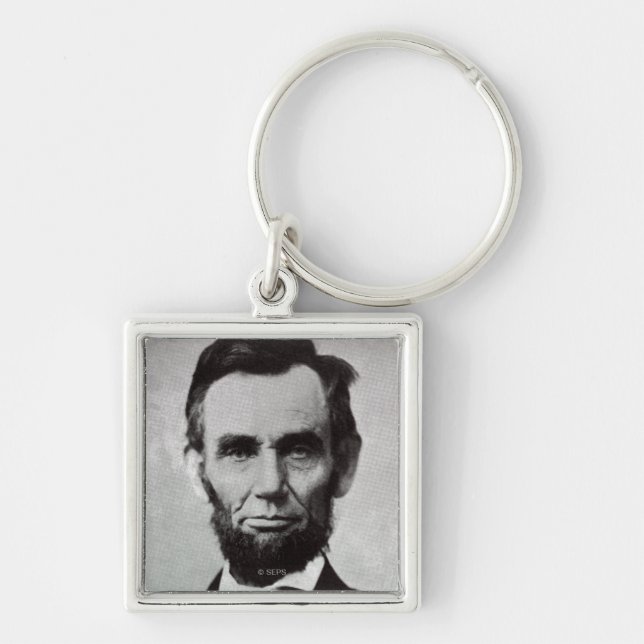 Porträt von Abe Lincoln 2 Schlüsselanhänger (Vorne)
