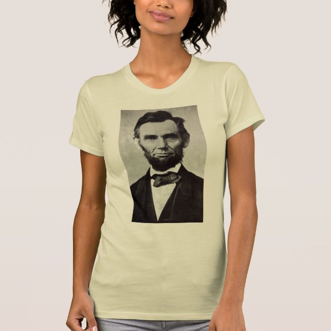Porträt von Abe Lincoln 2 T-Shirt (Vorderseite)
