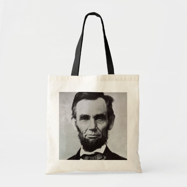 Porträt von Abe Lincoln 2 Tragetasche (Vorne)