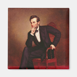Porträt von Abraham Lincoln Magnet