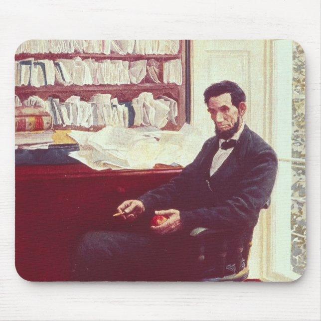 Porträt von Abraham Lincoln Mousepad (Vorne)