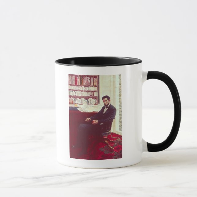 Porträt von Abraham Lincoln Tasse (Rechts)