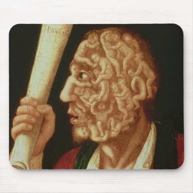 Porträt von Adam (Öl) Mousepad (Vorne)