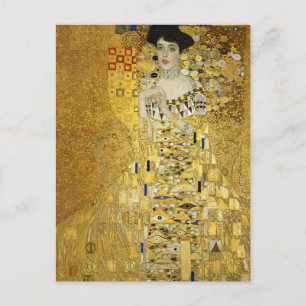 Porträt von Adele Bloch-Bauer I von Gustav Klimt P Postkarte