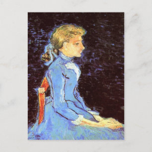 Porträt von Adeline Ravoux, Van Gogh Fine Art Postkarte