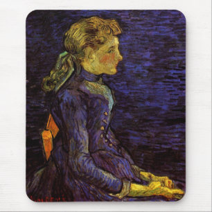 Porträt von Adeline Ravoux von Vincent van Gogh Mousepad