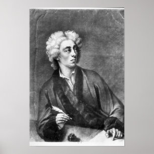 Porträt von Alexander Pope Poster