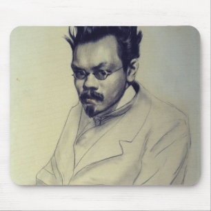 Porträt von Alexei M. Remizov, 1907 Mousepad