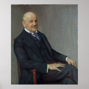 Porträt von Alfred Lichtwark 1912 Poster